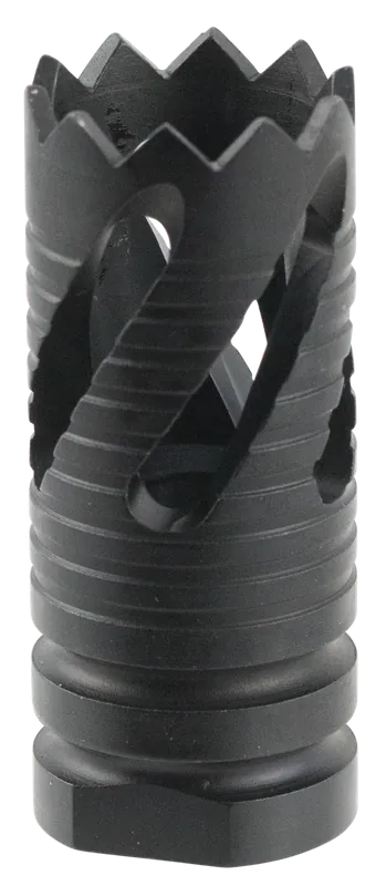TacFire Thread Crown Muzzle Brake, Black Oxide Steel 5/8-24 for .308/AR-10, MZ10213B