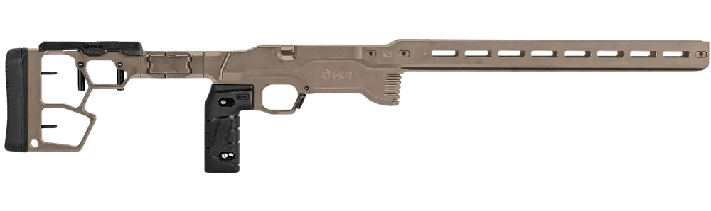 MDT ACC Premier Gen2 Folding Chassis, Flat Dark Earth Cerakote Aluminum for Ruger American Rimfire 116079FDE