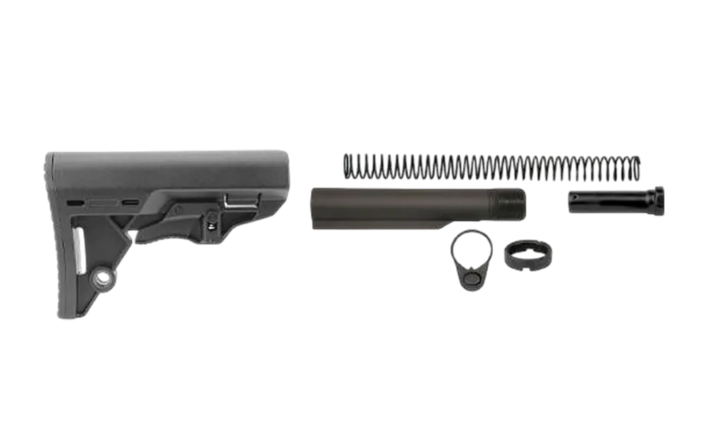 TacFire 6-Position Scout Complete Stock Kit with Receiver Extension & Buffer Components MAR156SSK