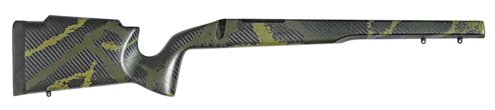 Proof Research Mountain Tactical Hunter Rifle Stock, Medium Action Right-Hand Green Sponge Camo 148709