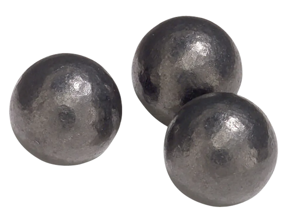 Speer Ammo .45 Caliber Lead Round Balls 132 Grain Black Powder Projectiles, 100 Count Box 5131