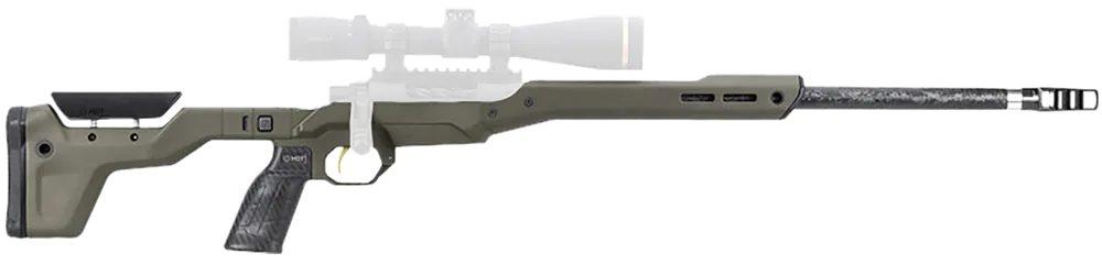 MDT HNT26 Hunting Rifle Chassis System, Cobalt Green, Howa 1500/Weatherby Vanguard Short Action, 107837CKG