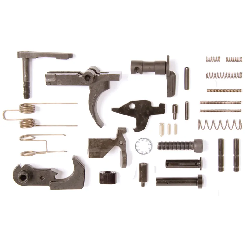 LBE Unlimited AR-15 Lower Parts Kit for .223/5.56, No Pistol Grip/Trigger Guard, ARK15LPK