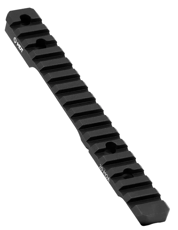 MDT Sporting Goods Picatinny Scope Rail 20 MOA for Remington 700 Short Action 11in Black 102187BLK