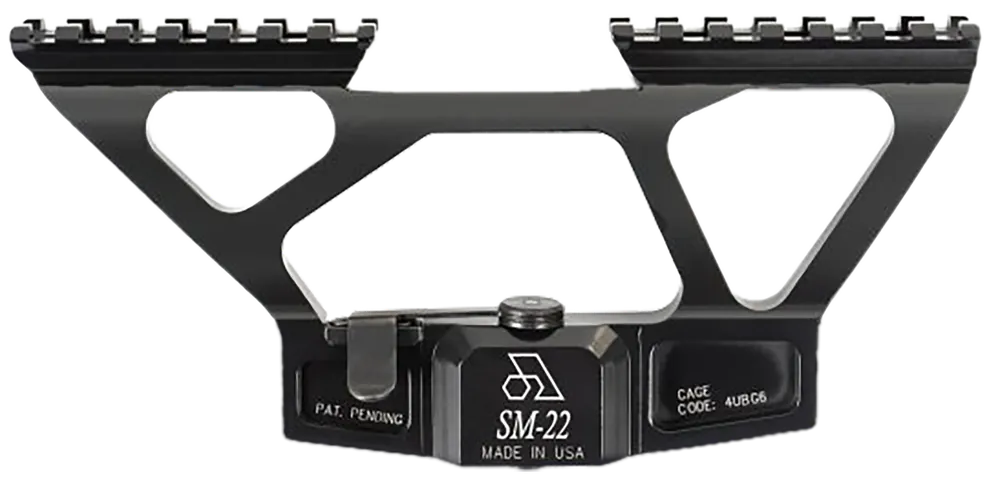 Arsenal SM22 AK Scope Mount for SAM7K Series, Black Anodized, Quick-Release Picatinny Rail, 0 MOA