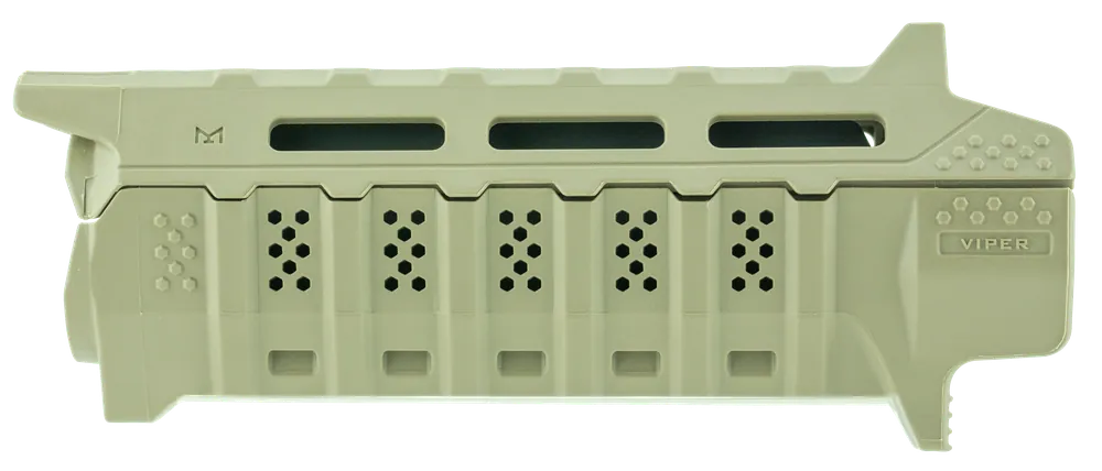 Strike Viper Carbine-Length AR Handguard, M-LOK Polymer Flat Dark Earth/Black STRIKEHGCFD