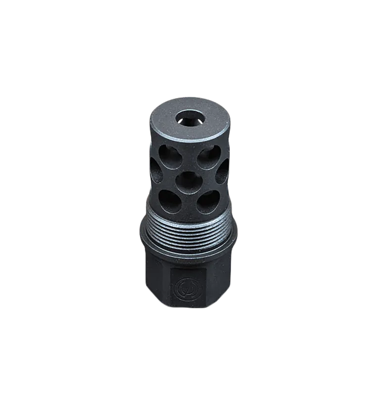 SilencerCo TOMD Compact Radial Muzzle Brake, Matte Black 5/8x24 for .30 Cal AC5233