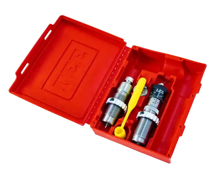 Lee Micrometer Full Length Die Set for 8.6 Blackout Rifle Reloading with Storage Box 92384