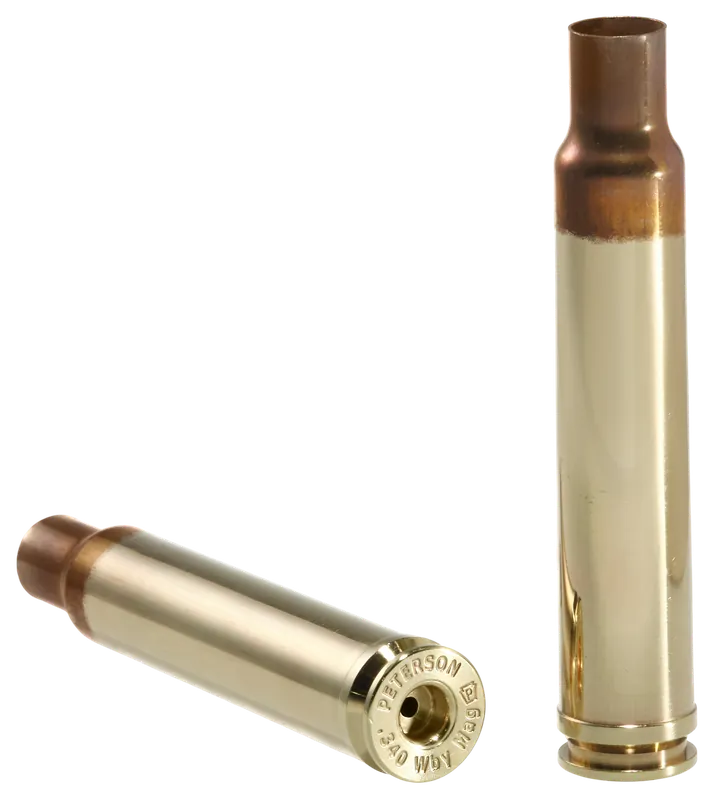 Peterson Cartridge Match-Grade Brass Rifle Cartridge Cases .340 Weatherby Magnum 50ct 40068-R