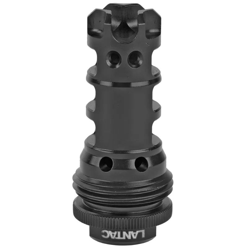 LanTac Dragon .308/7.62 Muzzle Brake with SilencerCo ASR Quick Mount, 5/8x24, DGN762B-ASR