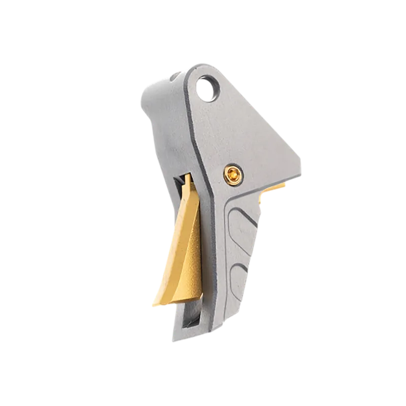 Tyrant CNC I.T.T.S. Trigger for Springfield Armory Echelon, Gray with Gold Blade TDECHETRIGGREY/GOLD