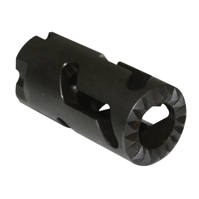 Midwest Industries AK Flash Hider and Impact Device, 4140 Steel, M14x1.0 LH, MI-AKFH1