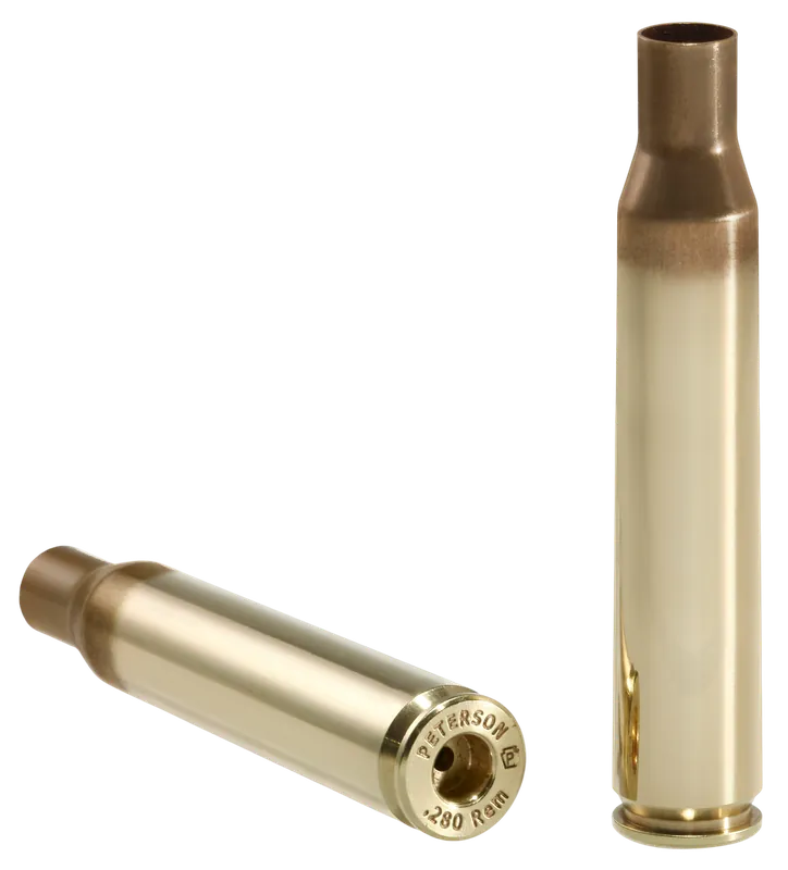 Peterson Cartridge .280 Remington Rifle Brass Cases, 50 Count Reloading Brass 40012-R