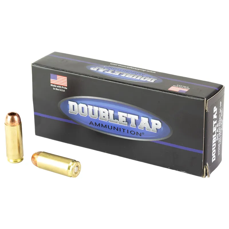DoubleTap Ammunition .50 Action Express 275gr Lead-Free Solid Copper Hollow Point Ammo, 20 Rds 50AE275X