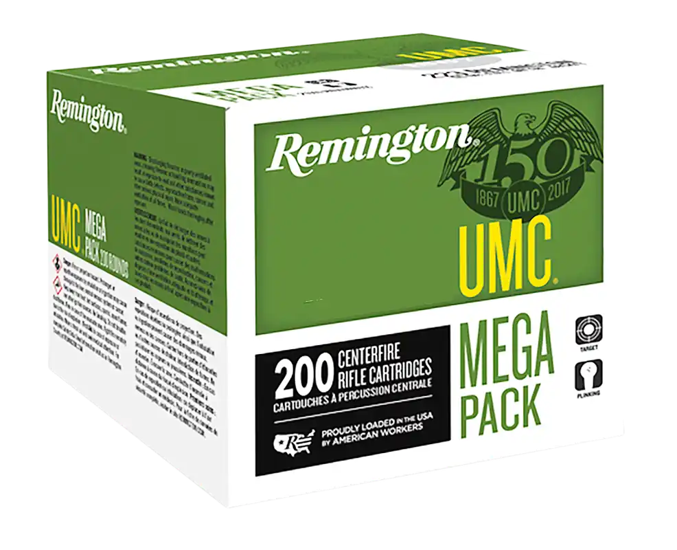 Remington UMC Mega Pack .300 Blackout 150 Grain FMJ Rifle Ammo, 200 Rounds, 20107
