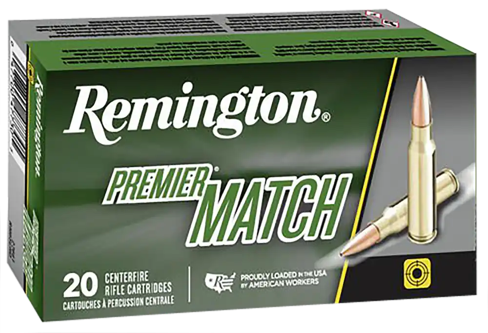 Remington Premier Match 6.5 Creedmoor 140gr Sierra MatchKing Boat Tail Hollow Point Ammo 27661