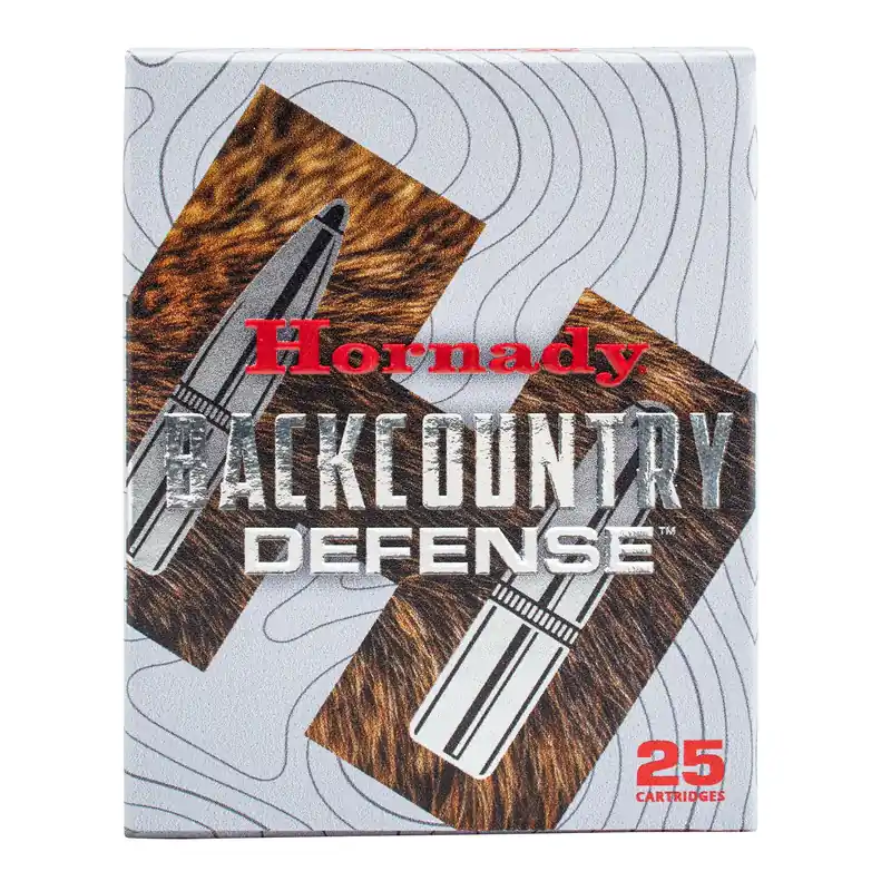 Hornady Backcountry Defense 9mm Luger +P 138gr DGH Handgun Ammo, 25 Rounds 90268