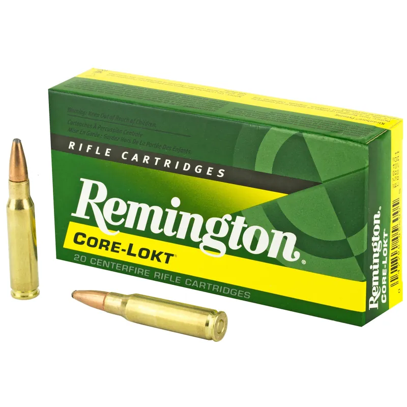 Remington Core-Lokt .308 Winchester 150 Grain Pointed Soft Point Rifle Ammo 20 Rounds 27842
