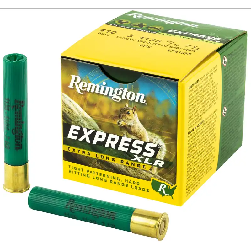 Remington Express Extra Long Range .410 Bore 3in 7.5 11/16oz Lead Shotshells 25rd 20777