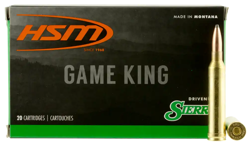 HSM Game King 7mm Remington Magnum 175gr Sierra GameKing Spitzer Boat Tail Ammo 7MMMAG23N