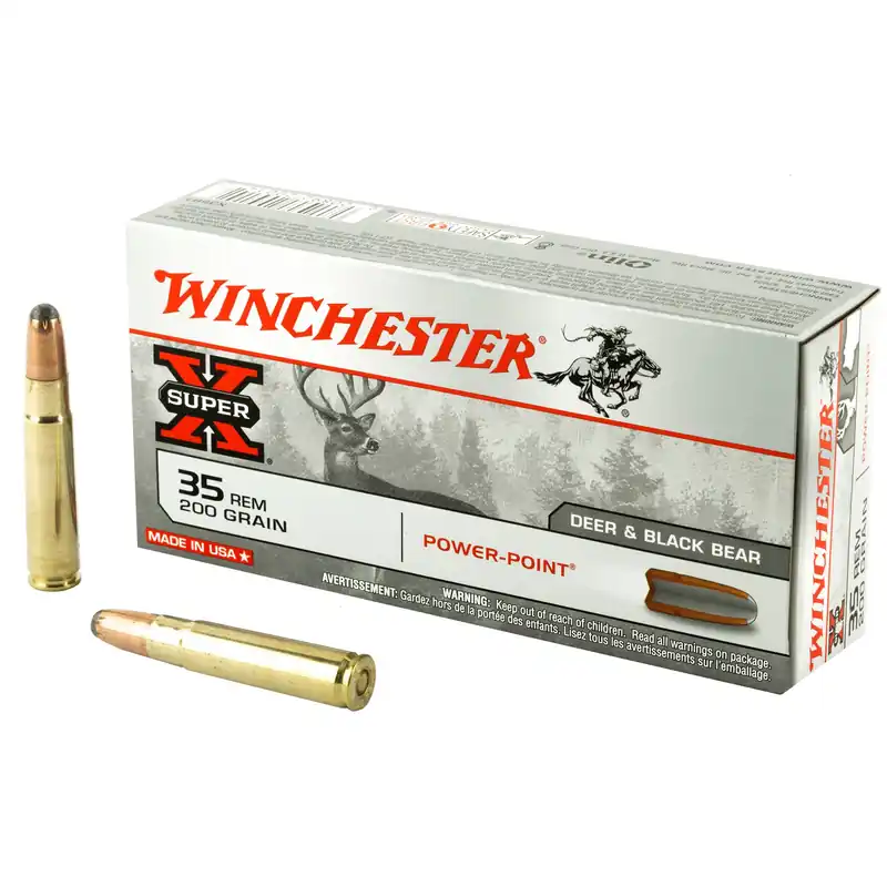 Winchester Super-X Power-Point .35 Remington 200 Grain Jacketed Soft Point Ammo 20 Rounds X35R1