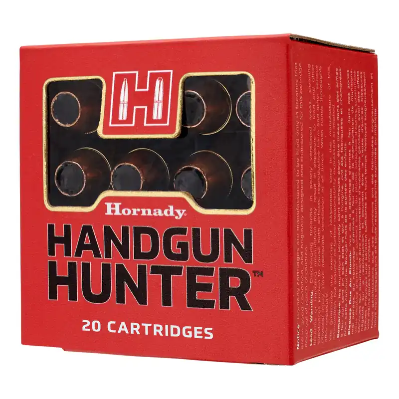 Hornady Handgun Hunter 9mm Luger +P 115gr MonoFlex Lead-Free Ammo 25rd Box 90281