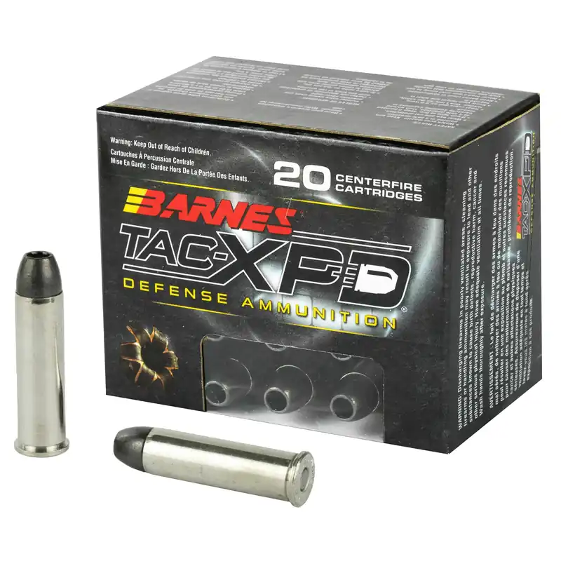 Barnes TAC-XPD Defense .357 Magnum 125 Grain TAC-XP Hollow Point Lead-Free Ammo 20rd 21550