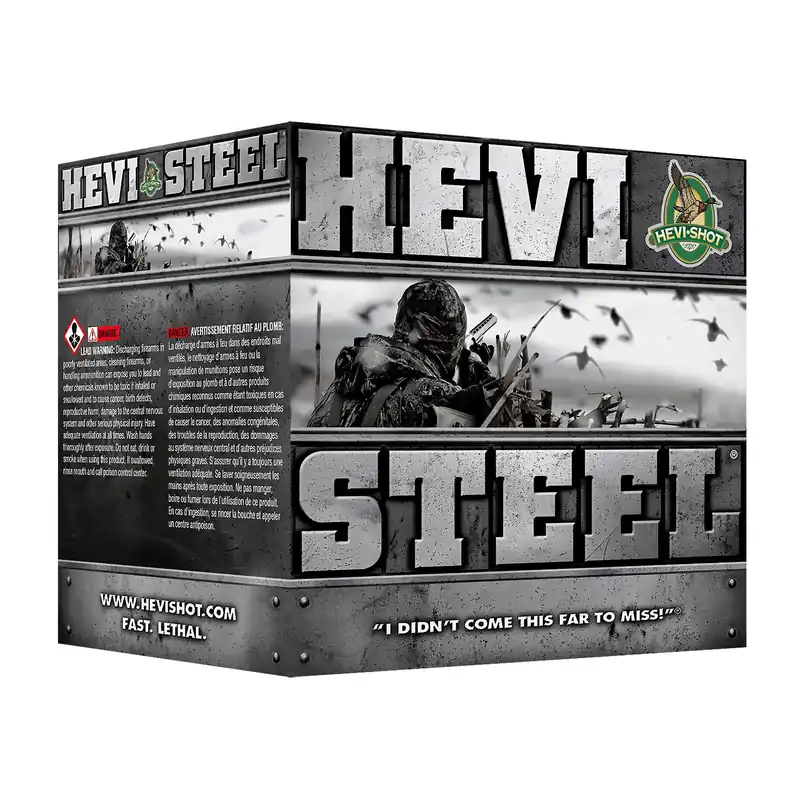 HEVI-Shot HEVI-Steel 12 Gauge 3 Inch 3 Steel Shot 1-1/4 oz 1500 fps Shotshells HS60003
