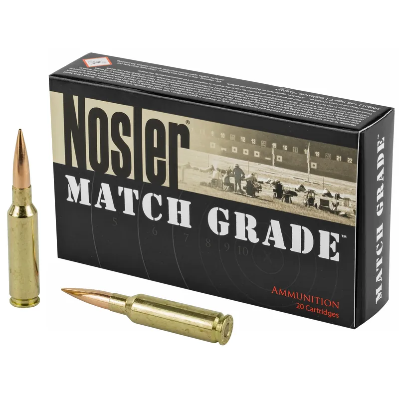 Nosler Match Grade 6.5 Creedmoor 140gr Reduced Drag Factor (RDF) HPBT Rifle Ammo 60115