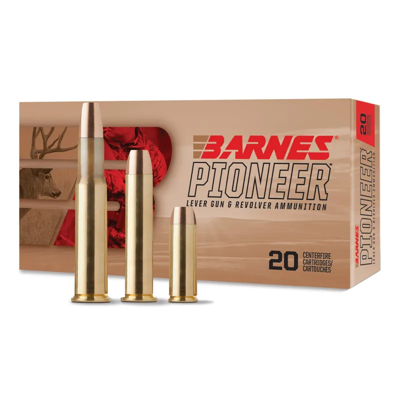 Barnes Pioneer .45 Colt 200gr Triple-Shock X (TSX) Flat Nose Ammo, 20-Round Box 32143