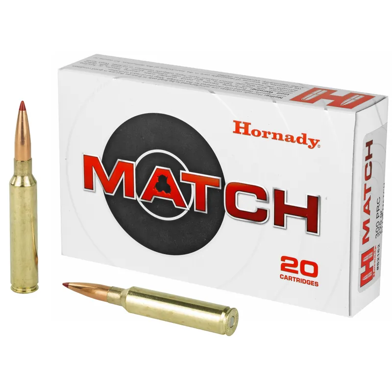 Hornady Match .300 PRC 225gr ELD-M Rifle Ammunition 20-Round Box 82162
