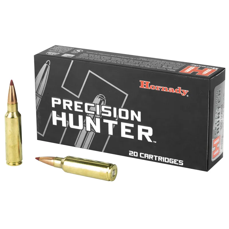 Hornady Precision Hunter .300 Winchester Short Magnum 200gr ELD-X Rifle Ammo, 20/Box 82208