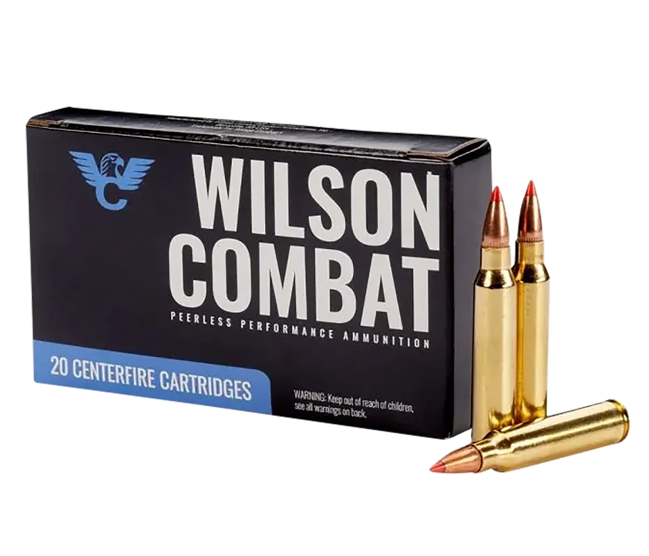 Wilson Combat .223 Remington 60gr Hornady V-MAX Polymer Tip Rifle Ammo 20rd Box A22360VMAX