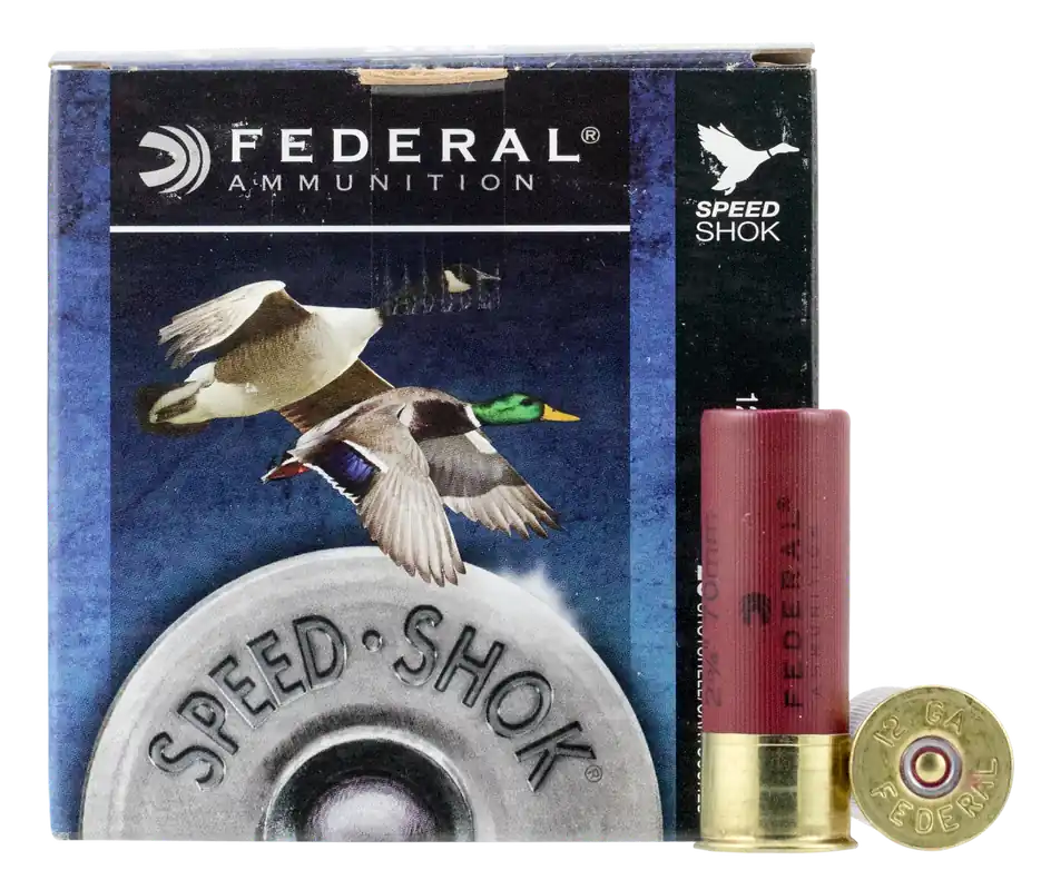 Federal Speed-Shok 12 Gauge 2-3/4in Steel Waterfowl Shotshells, 3 1-1/8oz 1500fps WF1453
