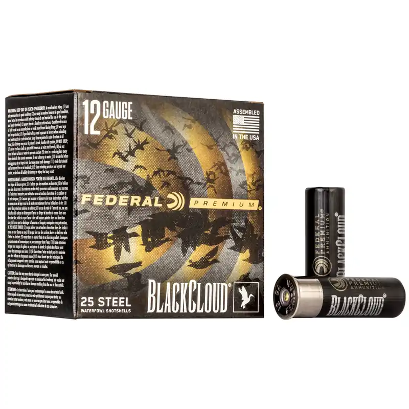 Federal Premium Black Cloud FS Steel 12 Gauge 3in 2 Shot 1-1/4oz 1450fps PWBX1422