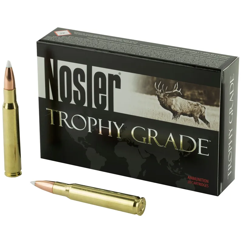 Nosler Trophy Grade .30-06 Springfield 165gr AccuBond Centerfire Rifle Ammo, 20 Rounds 60057