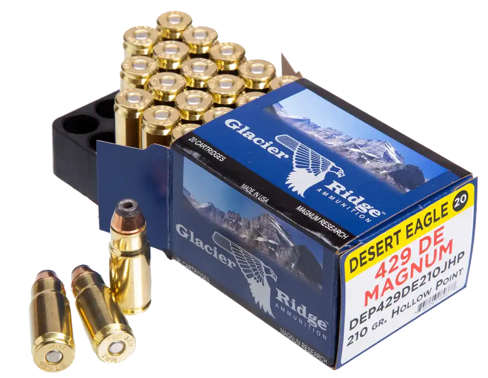 Magnum Research Desert Eagle .429 DE 210gr Jacketed Hollow Point Ammo, 20rd Box DEP429DE210J