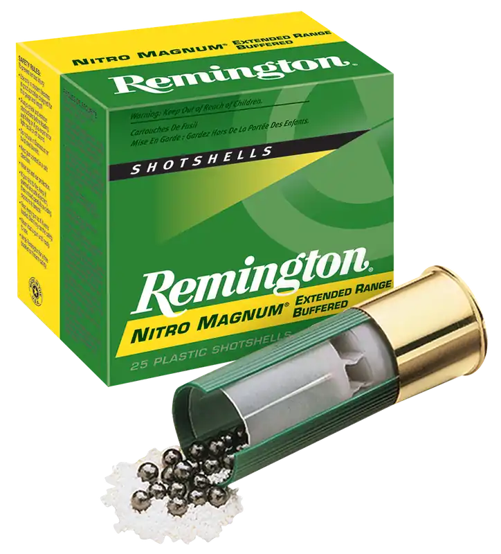 Remington Ammunition Nitro Magnum 20 Gauge 3in 1 1/4 oz 4 Lead Shot Buffered Shotshells 20672
