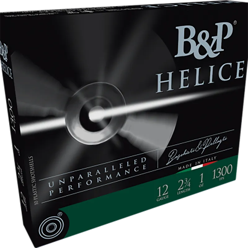 B&P Ammunition Helice Electro 12 Gauge 2.75in 1 oz 7.5 Shot Target Shotshells 12B1FE75