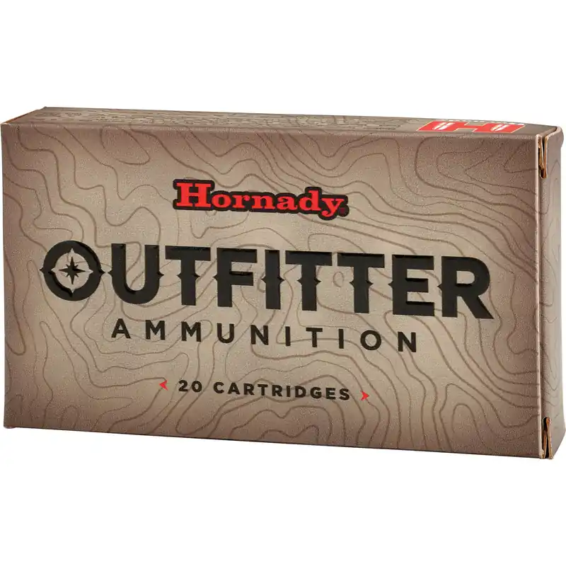 Hornady Outfitter .308 Winchester 165gr CX Lead-Free Nickel-Plated Rifle Ammo, 20rd 809864