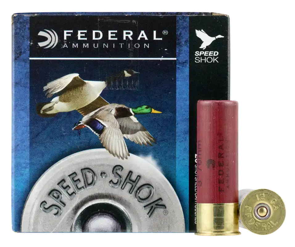 Federal Speed-Shok Steel Waterfowl 12 Gauge 3in 1-1/4oz 1 Shot 25rd Box WF1421