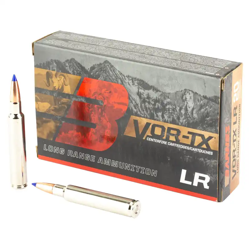 Barnes VOR-TX Long Range LRX .280 Ackley Improved 152 Grain All-Copper Rifle Ammo, 20 Rounds 32231