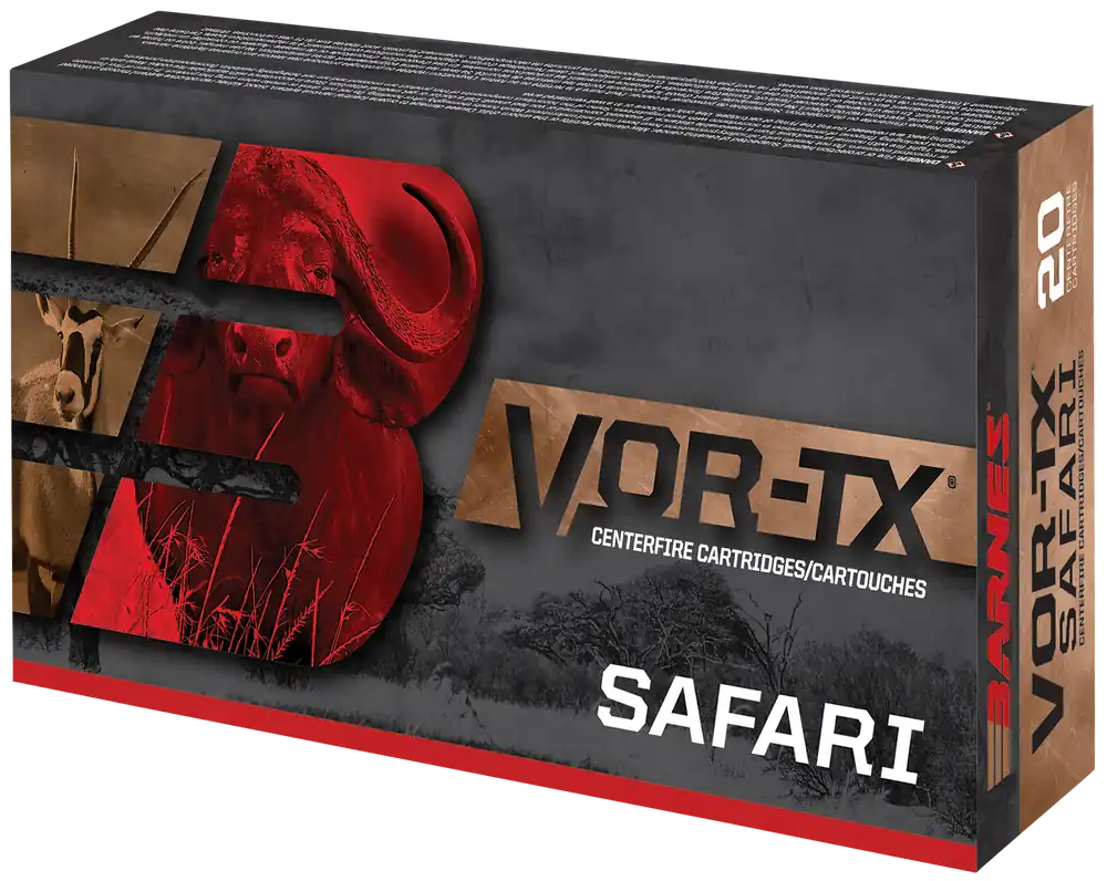 Barnes Bullets VOR-TX Safari .458 Lott 500 Grain TSX Flat Base Rifle Ammo, 20 Rounds 22027