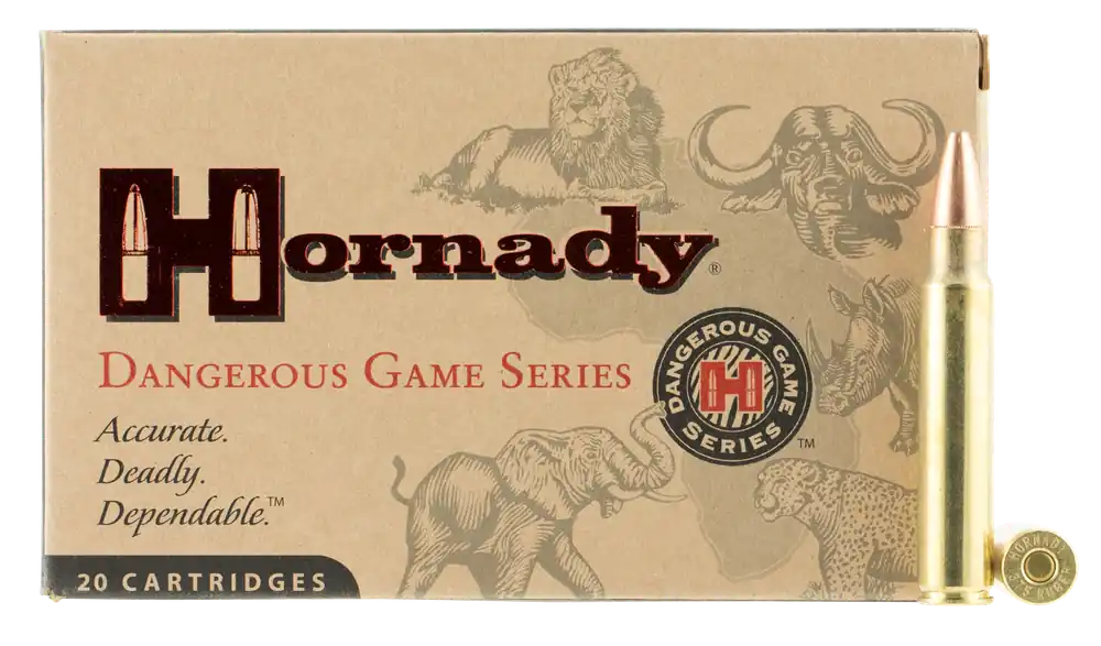 Hornady Dangerous Game .375 Ruger 300gr DGS Solid Rifle Ammunition 20-Round Box 8232