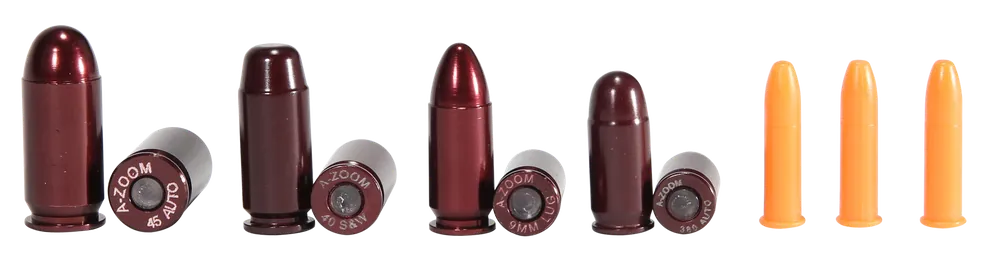 A-Zoom Snap Caps NRA Instructor Variety Pack 11-Round Aluminum Training Dummies 16190