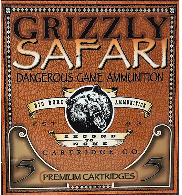 Grizzly Ammo 416 Remington Magnum 400 Grain Solid Brass Big Game Rifle Ammo, 5/Box (10/Case) GC416REM5
