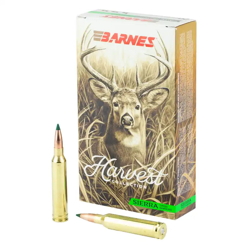 Barnes Harvest 7mm Remington Magnum 150gr Sierra Tipped GameKing Polymer Tip Ammo 20rd 32402
