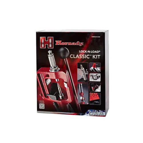 Hornady Lock-N-Load Classic Reloading Press Kit, Single-Stage with Quick-Change Bushings HOR085003
