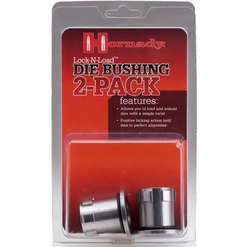 Hornady Lock-N-Load Die Bushings 2-Pack – Quick-Change Reloading Press Adapters, HOR044094
