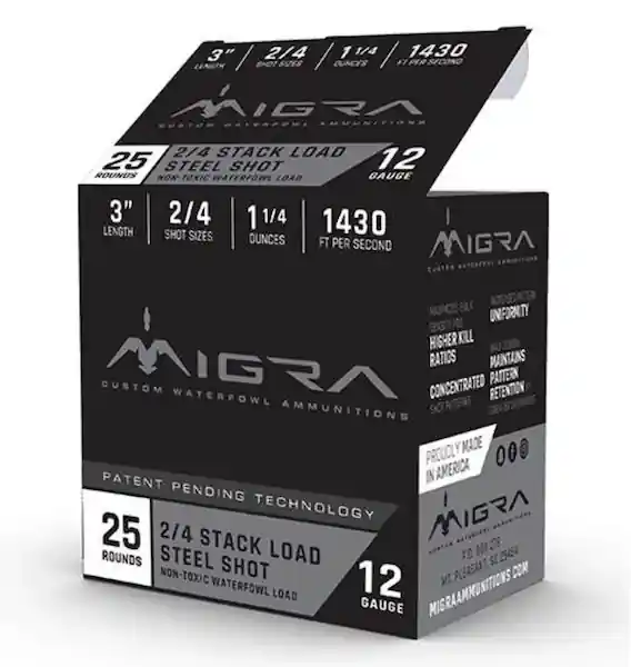 MIGRA WTRFWL STEEL 12G 3" 4-6 25B